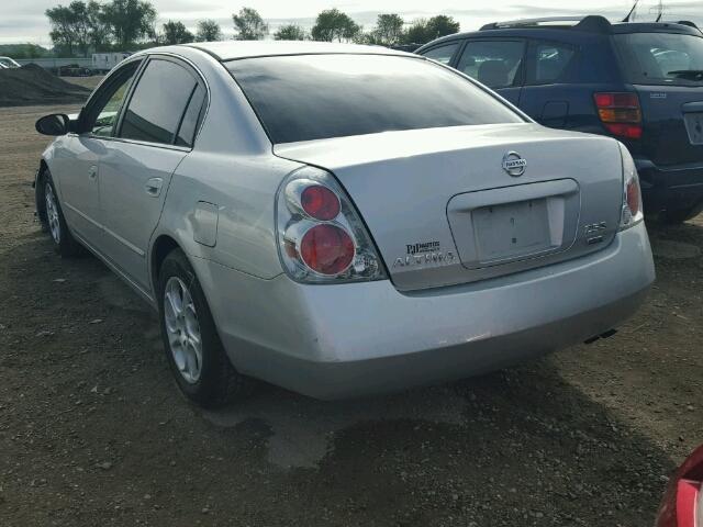 1N4AL11D46N452019 - 2006 NISSAN ALTIMA S SILVER photo 3