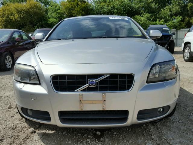 YV1MC67278J052048 - 2008 VOLVO C70 T5 SILVER photo 9