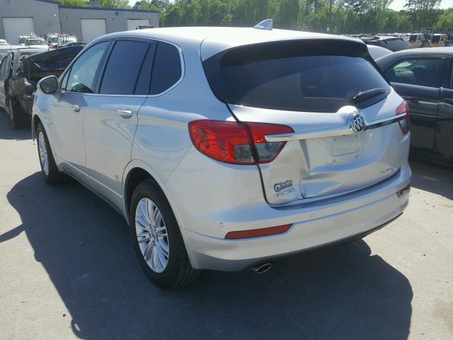 LRBFXASA0HD039482 - 2017 BUICK ENVISION P SILVER photo 3