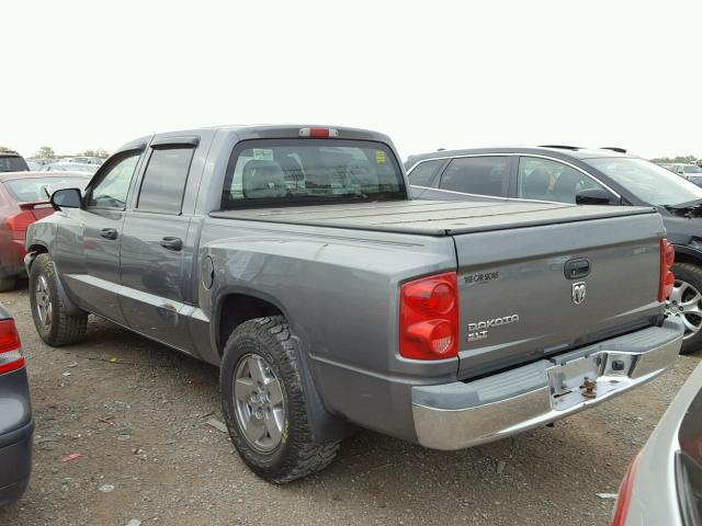 1D7HE48K85S273299 - 2005 DODGE DAKOTA QUA GRAY photo 3