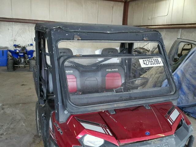 4XATH7EA0C2251956 - 2012 POLARIS RANGER 800 RED photo 9