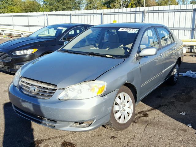 1NXBR32E73Z183088 - 2003 TOYOTA COROLLA GRAY photo 2