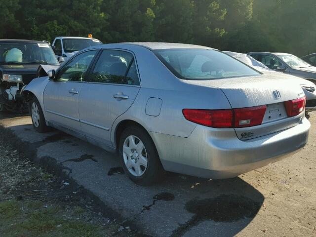 1HGCM56465L003677 - 2005 HONDA ACCORD SILVER photo 3