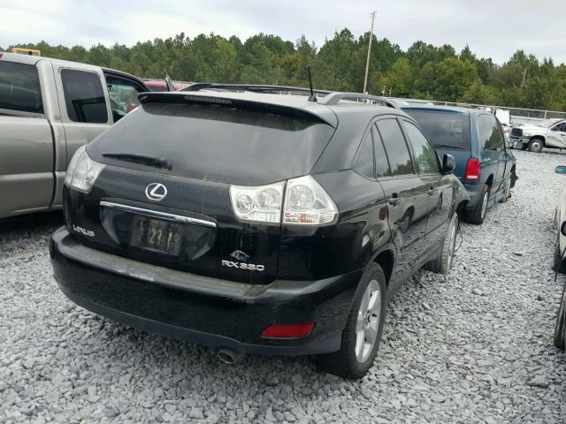 2T2GA31UX6C052826 - 2006 LEXUS RX 330 BLACK photo 4