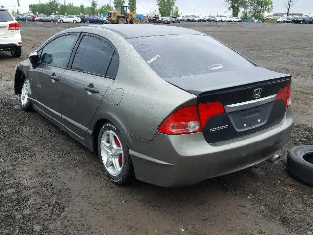 2HGFA15356H026986 - 2006 HONDA CIVIC DX GRAY photo 3