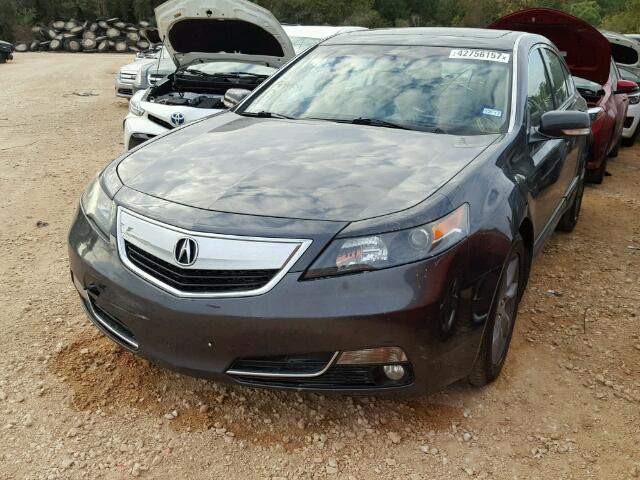 19UUA8F2XCA022481 - 2012 ACURA TL GRAY photo 2