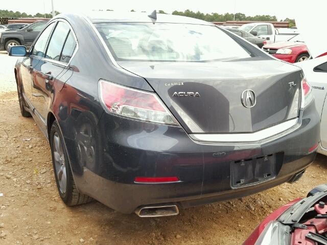 19UUA8F2XCA022481 - 2012 ACURA TL GRAY photo 3