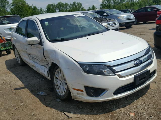 3FADP0L35CR188723 - 2012 FORD FUSION HYB WHITE photo 1