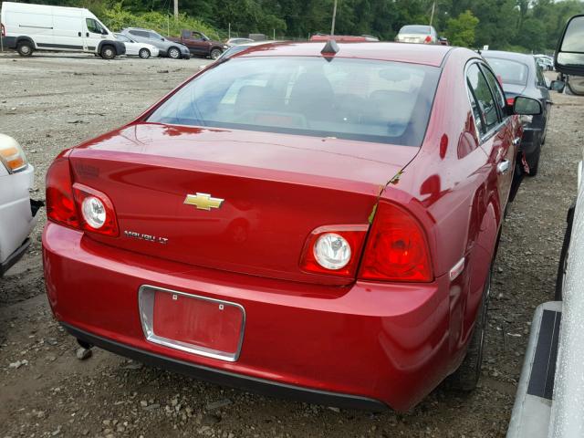 1G1ZC5E01CF272183 - 2012 CHEVROLET MALIBU 1LT ბურგუნდია ფოტო 4