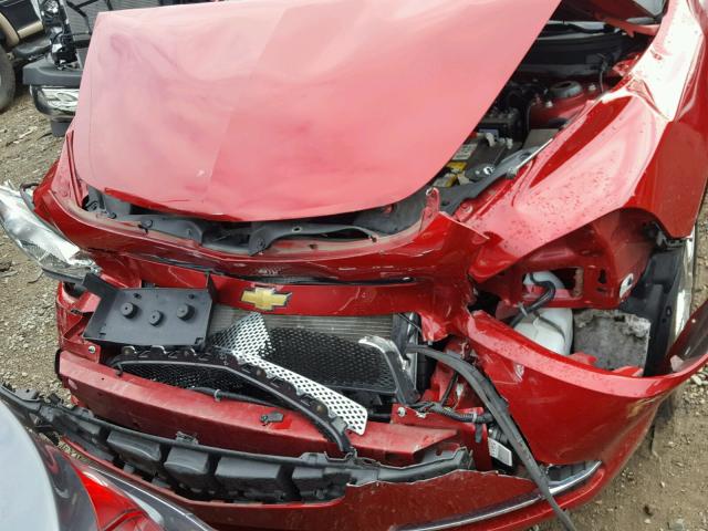 1G1ZC5E01CF272183 - 2012 CHEVROLET MALIBU 1LT ბურგუნდია ფოტო 7