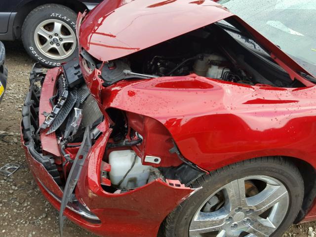 1G1ZC5E01CF272183 - 2012 CHEVROLET MALIBU 1LT ბურგუნდია ფოტო 9