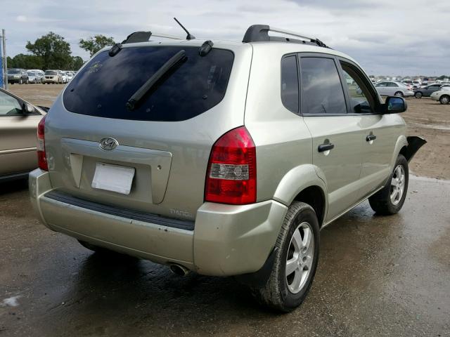 KM8JM12B97U544671 - 2007 HYUNDAI TUCSON GLS GOLD photo 4