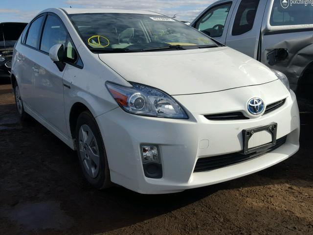 JTDKN3DU0A0220054 - 2010 TOYOTA PRIUS WHITE photo 1