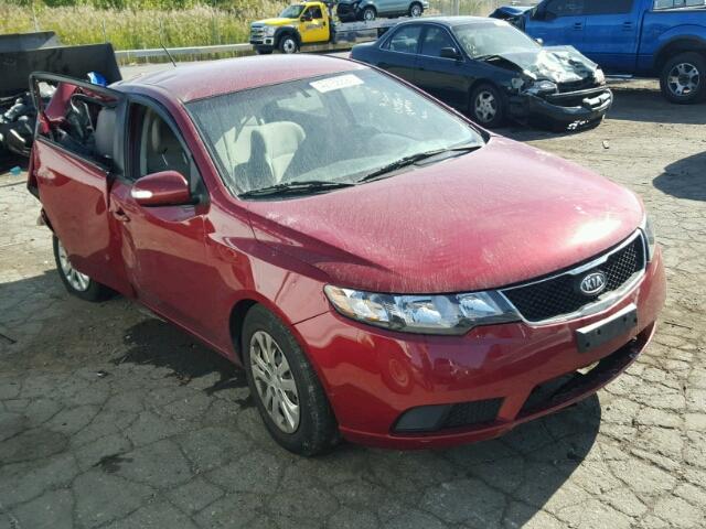 KNAFU4A26A5844387 - 2010 KIA FORTE RED photo 1