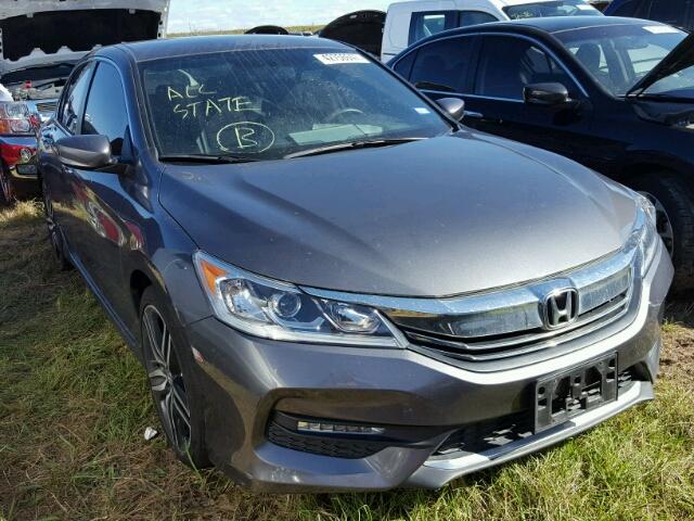 1HGCR2F51GA036724 - 2016 HONDA ACCORD GRAY photo 1