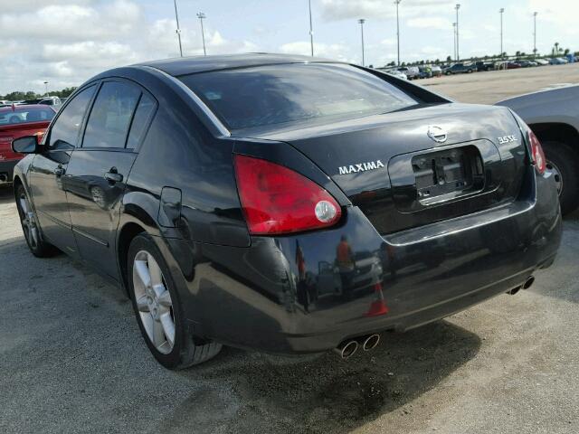 1N4BA41E46C848354 - 2006 NISSAN MAXIMA SE BLACK photo 3