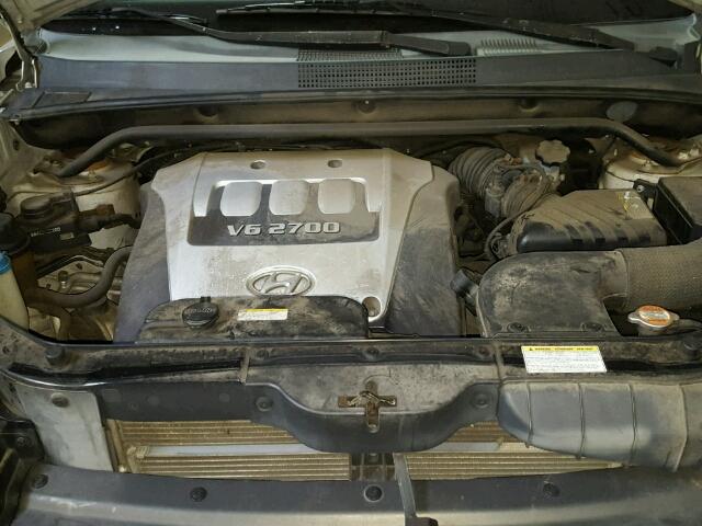 KM8JN72DX5U138056 - 2005 HYUNDAI TUCSON GLS SILVER photo 7