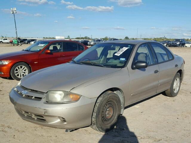 1G1JC52F057150269 - 2005 CHEVROLET CAVALIER BEIGE photo 2