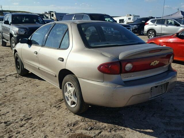 1G1JC52F057150269 - 2005 CHEVROLET CAVALIER BEIGE photo 3