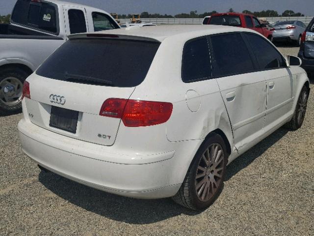 WAUMF78P86A134376 - 2006 AUDI A3 2.0 SPO WHITE photo 4