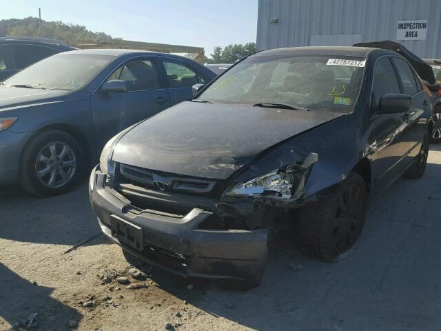 1HGCM56653A104025 - 2003 HONDA ACCORD EX GRAY photo 2