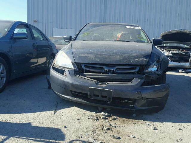 1HGCM56653A104025 - 2003 HONDA ACCORD EX GRAY photo 9