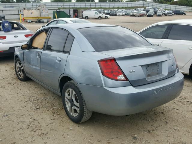 1G8AL52F43Z197730 - 2003 SATURN ION LEVEL BLUE photo 3