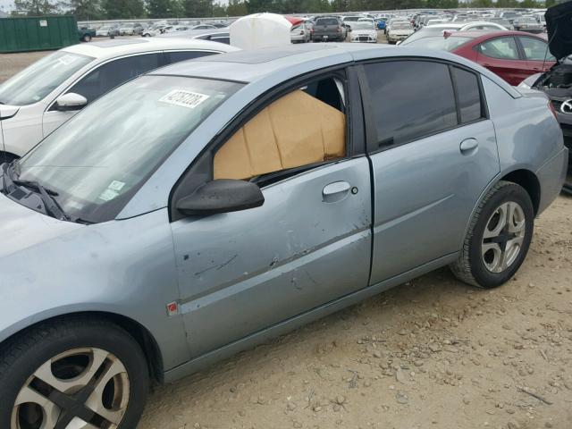 1G8AL52F43Z197730 - 2003 SATURN ION LEVEL BLUE photo 9