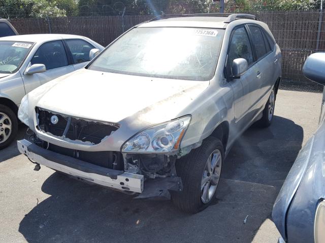 JTJHW31U660014902 - 2006 LEXUS RX 400 SILVER photo 2