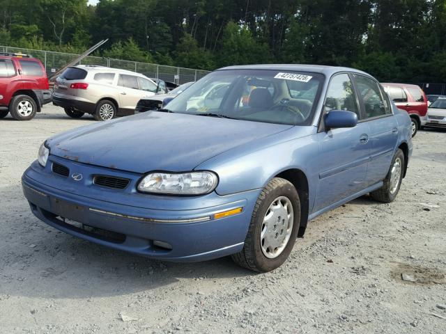 1G3NB52J2X6314923 - 1999 OLDSMOBILE CUTLASS GL BLUE photo 2