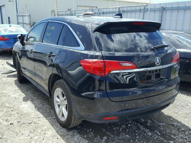 5J8TB4H39EL802793 - 2014 ACURA RDX BASE BLACK photo 3