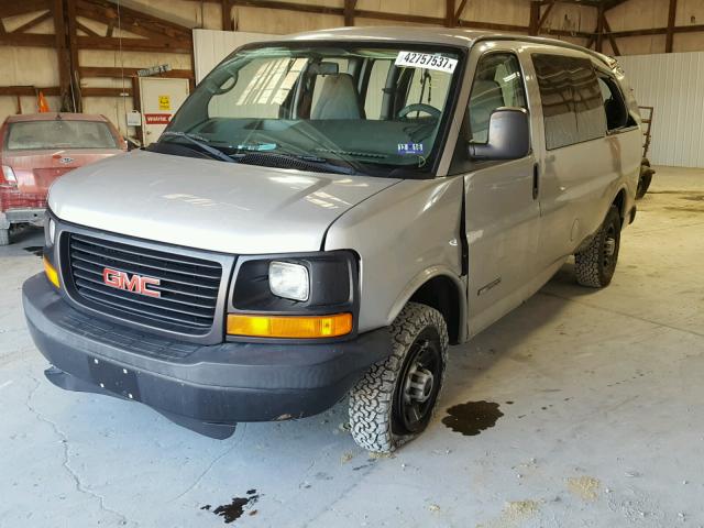 1GJGG25U951128569 - 2005 GMC SAVANA G25 SILVER photo 2