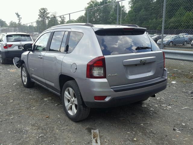1C4NJDBB3FD134947 - 2015 JEEP COMPASS SP SILVER photo 3