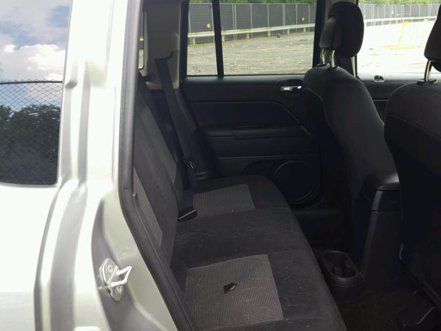 1C4NJDBB3FD134947 - 2015 JEEP COMPASS SP SILVER photo 6