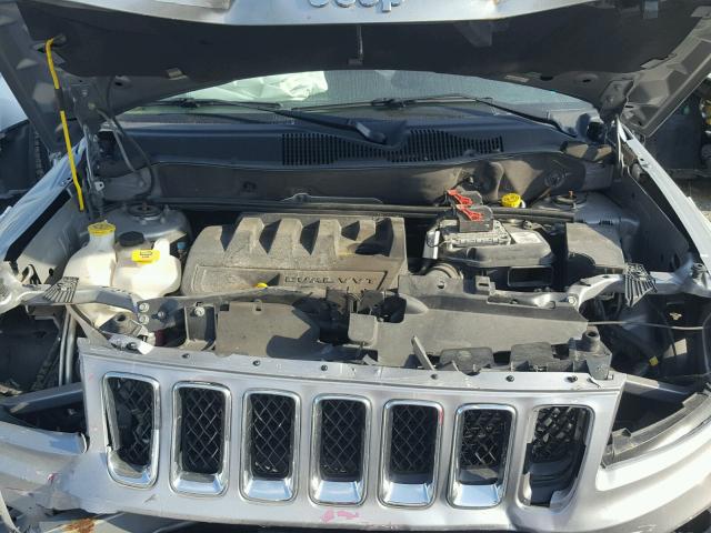 1C4NJDBB3FD134947 - 2015 JEEP COMPASS SP SILVER photo 7