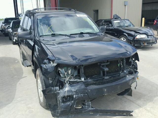 1GNDS13SX82129269 - 2008 CHEVROLET TRAILBLAZE BLACK photo 1