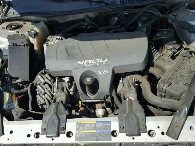 2G2WP522051182235 - 2005 PONTIAC GRAND PRIX ვერცხლისფერი ფოტო 7