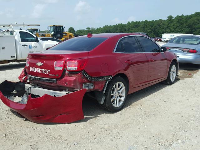 1G11D5SR4DF163845 - 2013 CHEVROLET MALIBU 1LT RED photo 4