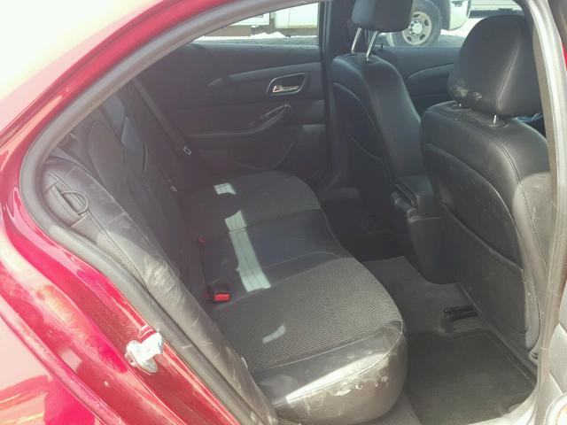 1G11D5SR4DF163845 - 2013 CHEVROLET MALIBU 1LT RED photo 6