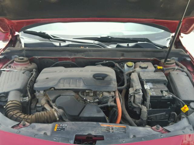 1G11D5SR4DF163845 - 2013 CHEVROLET MALIBU 1LT RED photo 7