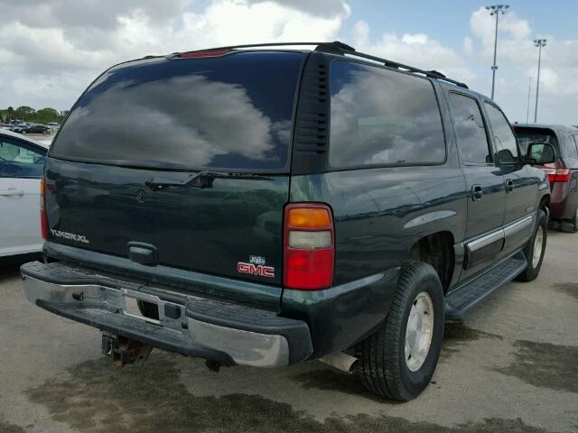 1GKFK16Z43J152785 - 2003 GMC YUKON XL K GREEN photo 4