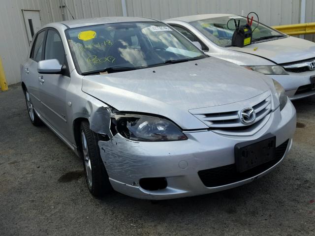 JM1BK343951237239 - 2005 MAZDA 3 HATCHBAC GRAY photo 1