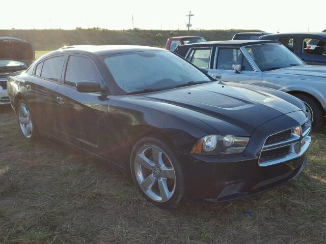 2C3CDXBG5DH636892 - 2013 DODGE CHARGER SE BLACK photo 1