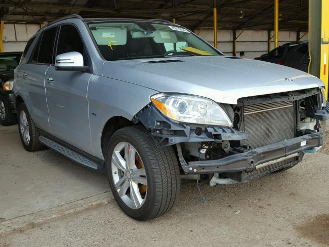 4JGDA5HB2CA027762 - 2012 MERCEDES-BENZ ML 350 4MA SILVER photo 1