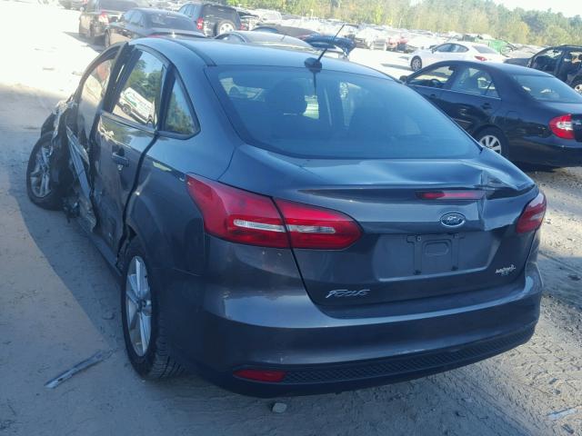 1FADP3F29FL307977 - 2015 FORD FOCUS SE GRAY photo 3