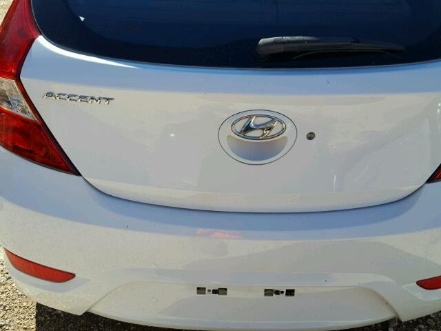 KMHCU5AE1DU077186 - 2013 HYUNDAI ACCENT GLS WHITE photo 9