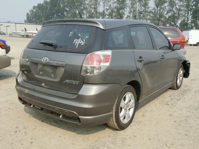 2T1KR30E57C679498 - 2007 TOYOTA COROLLA MA GRAY photo 4