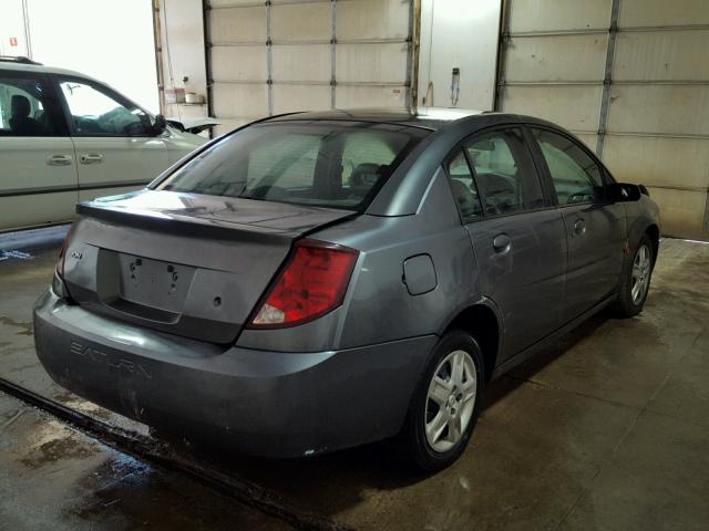 1G8AJ52F54Z201436 - 2004 SATURN ION LEVEL GRAY photo 4