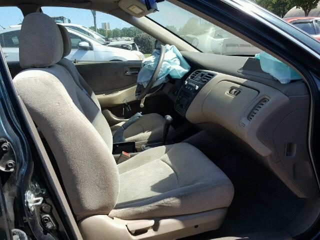 1HGCF86641A148090 - 2001 HONDA ACCORD GREEN photo 5