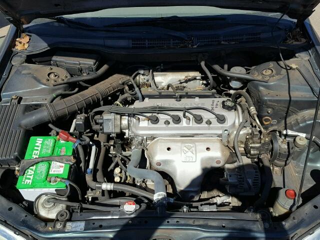 1HGCF86641A148090 - 2001 HONDA ACCORD GREEN photo 7